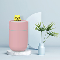 Mini humidificateur USB mignon de chat de dessin animé et diffuseur d'huile essentielle en gros Portable ultrasonique comme promotion de cadeau pour l'hôtel et la voiture