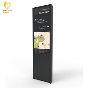 SHENroden ป้ายเสาไฟ LED ขนาดใหญ่, ป้ายบอกทิศทางโครงสร้างเหล็กติดถนนเสา - Product Image 5