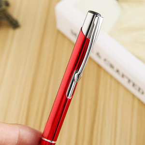 Stylo bille en métal multi-tons pratique, logo imprimé personnalisé, écriture fluide, pour le personnel de bureau, cadeaux d'affaires en gros - Product Image 4