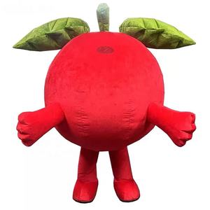 2 м Надувное яблоко взрослый размер смешной мультфильм фрукты тема серии талисман костюм - Product Image 4