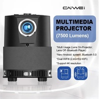 Projecteur vidéo de cinéma maison le moins cher A3 prend en charge la 4K Projecteur LED portable Mini projecteur