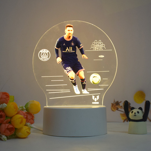 Wholesales OEM Customer Customize Pattern Company Logo Couple Kids Spot Star Photo Illusion Lamp Acrylic 3D LED Night Light Gift