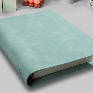 Quality Soft Leather Hardcover Thermal Binding A5 Detachable Loose Leaf Multifunctional Notebook with High Aesthetic Value Diary - Product Image 4