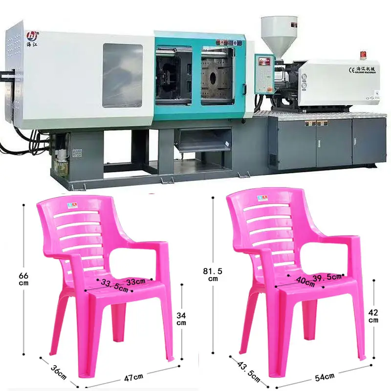 Machine de moulage par injection pour la fabrication de chaises en plastique