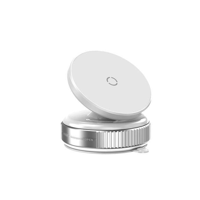 2025 New Vacuum Suction Cup Magnetic Car Phone Holder with 360 Degree Rotation and Super Strong Magnetic Navigation Phone Holder