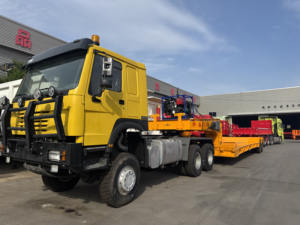 شاحنة جرار سينوتراك هووو 6×4 جديدة منخفضة الهيكلة الهوائية، ديزل يورو 5، قيادة يسرى، موفرة للوقود مع تصميم ديناميكي هوائي - Product Image 4