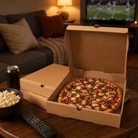 Boîte à pizza personnalisée sans colle ni ruban adhésif pour la livraison de nourriture en restaurant, directement de l'usine, commande en gros bienvenue