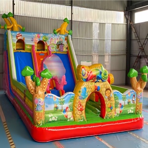 Attrezzatura Personalizzata <span class=keywords><strong>per</strong></span> <span class=keywords><strong>Parco</strong></span> <span class=keywords><strong>Giochi</strong></span> Gonfiabile Interno con Grandi Castelli e Scivoli Emozionanti - Product Image 3