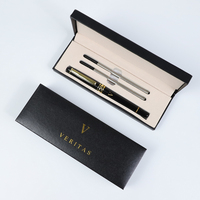 Plusieurs options disponibles, stylos de luxe pour hommes, cadeaux d'affaires, ensemble de stylos à bille en métal avec logo personnalisé et boîte