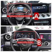 Pantalla Doble Android con Radio, Carplay, GPS, DSP y MP3, Panel de Instrumentos Digital Táctil para Mercedes Benz Clase E W213 2016-2019