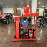 Machine de fabrication de briques en argile à entraînement hydraulique, à moteur diesel, écoénergétique et écologique, modèle Lagos, la plus vendue