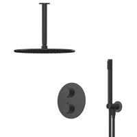 Ensemble de douche thermostatique en laiton brossé nickel Watermark WRAS CE OEM, ensembles de salle de bain complets