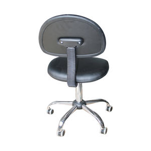 Silla de Laboratorio con Asiento de PU, Base Cromada, Antiestática, para Cuarto Limpio, ESD - Product Image 3