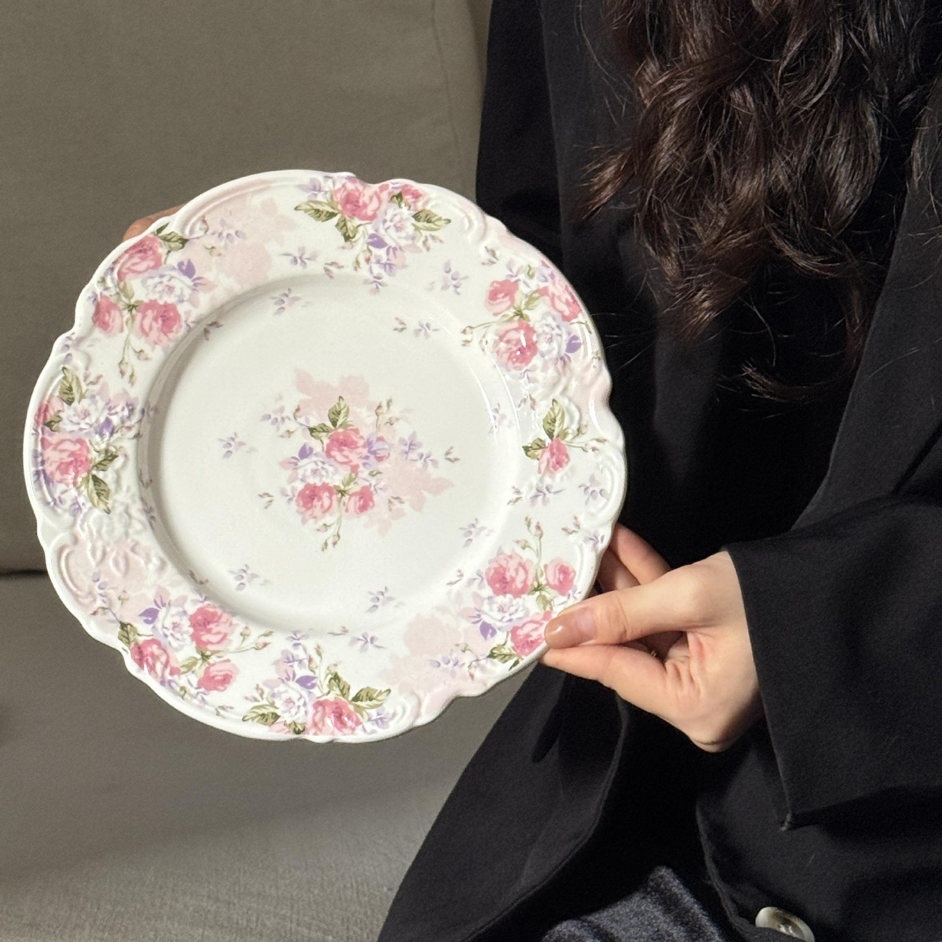 Pink flower shadow 8.5 inches 22.5*2