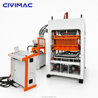 Machine à fabriquer des briques QT4-15S, machine automatique de fabrication de blocs de béton pour pavés creux et briques