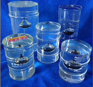 Tùy Chỉnh Tinh Thể Thủ Công Mỹ Nghệ Dầu Derrick Paperweight Acrylic Lưu Niệm Quà Tặng Nhựa Acrylic Quà Tặng Thủ Công Mỹ Nghệ Acrylic Dầu Drop Thùng - Product Image 4