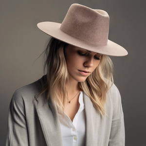 Cappelli in Feltro di Lana All'Ingrosso, Sombrero Colombiano Fedora di Alta Qualità 100% Lana per Donne - Product Image 1
