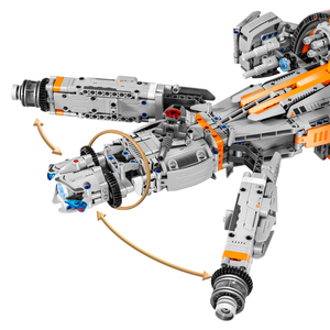 IM.Master 6812, Bloques <span class=keywords><strong>de</strong></span> Construcción Técnicos Mecánicos <span class=keywords><strong>de</strong></span> Nave Espacial <span class=keywords><strong>de</strong></span> <span class=keywords><strong>Guerra</strong></span> Estelar, <span class=keywords><strong>Helicóptero</strong></span>, Ladrillos Expertos, Juguete para Niños, Regalo - Product Image 2