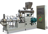 Nouvelle machine à granulés d'aliments à haute productivité, sûre et facile à utiliser, extrudeuse à double vis flottante avec stock disponible