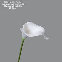 Dekorative weiße Calla Lily Pink Lila echte Berührung Eva Calla lily künstliche Blumen für Hochzeits feier