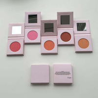Palette de fard à joues 5 couleurs personnalisable avec votre logo, vente en gros OEM ODM sous marque privée
