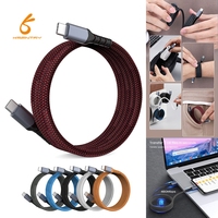 Câble USB C magnétique en nylon et cuivre pur 60W Type C pour iPhone iPad MacBook pour Samsung pour Huawei