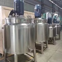 Mélangeur de poudre SS304 SS316 Acier inoxydable 200l 500l 1000l 2000l Mélangeur de qualité alimentaire