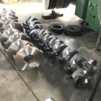 Broyeur de déchets en plastique, bois et caoutchouc à double arbre, lame de broyeur rotative à dents multiples en acier allié haute dureté