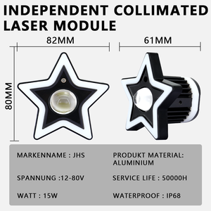 ไฟหน้ามอเตอร์ไซค์ LELANPU ไฟเลี้ยว ไฟเสริม โปรเจคเตอร์เลเซอร์ LED 1 เลนส์ ไฟสปอร์ตไลท์สำหรับ <span class=keywords><strong>Xmax</strong></span> Piaggio Zip - Product Image 4