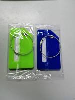 Étiquettes de bagages de voyage, étiquettes d'identification de valises, étiquettes de bagages en silicone mignonnes pour femmes et hommes