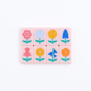 Mahjong de luxe moderne américain en acrylique rose, 160 tuiles, couleur personnalisée, durable, écologique, pliable, portable, peint à la main, pour l'intérieur - Product Image 3