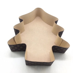 Stampi da Forno in Carta Kraft Ondulata con Motivo Albero, Resistenti al Forno, per Pasticceria Commerciale Natalizia - Vendita all'Ingrosso - Product Image 5