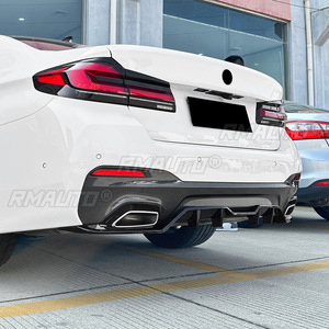 For BMW 5 Series G30 LCI M Sport Rear Bumper <b>Diffuser</b> Lip for BMW 5 Series G30 LCI M Sport 2021-2023 <b>Car</b> Accessories - Product Image 3