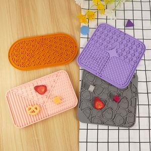 Personalizado de grado alimenticio lindo de succión de Alimentación de Mascotas comida alimentador lento perro lamer Mat de silicona - Product Image 1