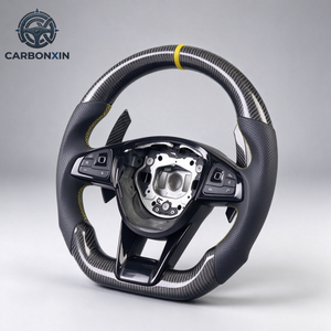 Volante de Cuero de 40MM con 3/4 Radios para Mercedes-Benz Luxury Classic CLS W218/W219 Clase C W205 Sin Airbag - Product Image 3