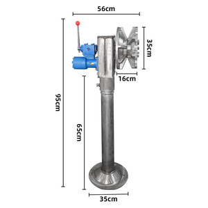 Treuil marin électrique Youlai de haute qualité 12V/24V/48V en acier inoxydable pour filet de pêche à longue ligne, avec moteur DC et emballage en boîte en <span class=keywords><strong>bois</strong></span> - Product Image 3