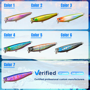 MISTER LURE Esca Minnow per Acque Basse 6,5cm 10,8g per Spigola Trota Pesce Persico Esca Affondante Lenta con Occhi 3D - Product Image 2