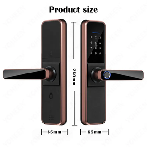 Cerradura Inteligente Inalámbrica Wifi TTlock Tuya para Principiantes, con Múltiples Idiomas, Cerradura de Seguridad con Palanca de Bloqueo 5050, Contraseña Digital y Huella Dactilar - Product Image 5