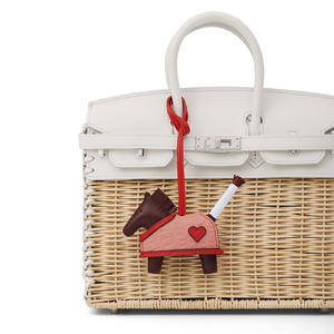 Nouveau Pendentif de Sac en Cuir Véritable et Peau de Mouton, Motif Cheval Volant, Cheval à Bascule et Cheval de Guerre, en Cuir de <span class=keywords><strong>Crocodile</strong></span>, Mignon - Product Image 2