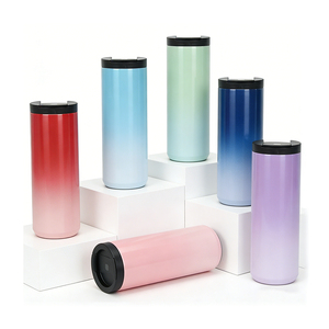 Custom Logo 500ml Stainless Steel <b>Double</b> <b>Wall</b> Insulated Coffee <b>Mug</b> Travel Tumbler - Product Image 2