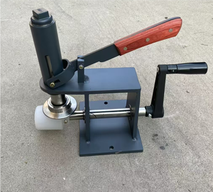 Máquina de prensado de suelas de acero inoxidable de grado DIY, equipo manual de calzado artesanal para reparación de botas y zapatos, 220V/110V, 6kg, OEM - Product Image 3