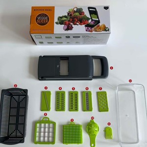 Hot Bán Đa Chức Năng Nhựa Rau Cutter Của Nhãn Hiệu Khoai Tây Shredder Slicer Dicer Củ Cải PP Vắt Tay Cho Hộ Gia Đình Sử Dụng - Product Image 3