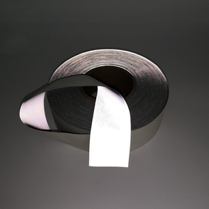 เทปผ้าโพลีเอสเตอร์สีเทาสะท้อนแสงสำหรับเสื้อผ้าปลอดภัย - Product Image 6