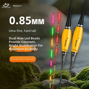 Galleggianti da Pesca LED Intelligenti in Eva PVC da 40cm-45cm, Lunghi, con Cambio Colore, Luminosi di Notte, per Carpe e Tilapia - Product Image 4