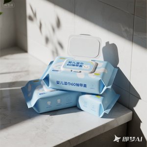 80 lingettes humides pour bébé non parfumées - Sans alcool, naturelles, non tissées, 15x20cm, 60gsm, douces et délicates pour les peaux sensibles - Product Image 3