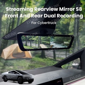 Espejo retrovisor con cámara de salpicadero Dvr 8,2 P de pantalla completa de 1080 pulgadas para camioneta pickup 2024 2025 <span class=keywords><strong>Tesla</strong></span> Cybertruck - Product Image 2