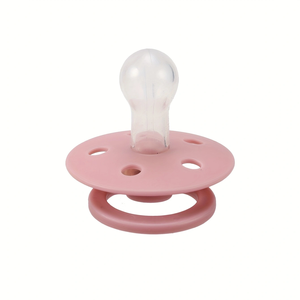 Sucette pour bébé en silicone médical de qualité supérieure, de forme gourde, sans BPA, écologique, avec poignée et circulation d'air à débit variable - Product Image 1