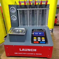 Lancement récent du testeur d'injecteurs de carburant CNC-801 GDI 6 cylindres, nettoyeur d'injecteurs à ultrasons Launch