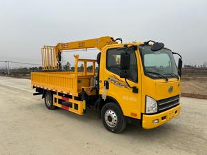 Nouvelle grue de <span class=keywords><strong>camion</strong></span> hydraulique diesel manuelle de 6 à 10 tonnes, grue montée sur <span class=keywords><strong>camion</strong></span>, grue à bras télescopique, pompe hydraulique à haut rendement, boîte de vitesses - Product Image 3