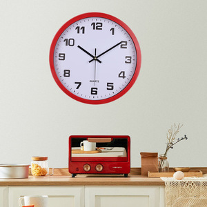 An 8-inch Silent Wall Clock, Modern White Wall Clock with Simple Design, Battery Operated Quartz Clock, Adorns the Family Living - Product Image 2